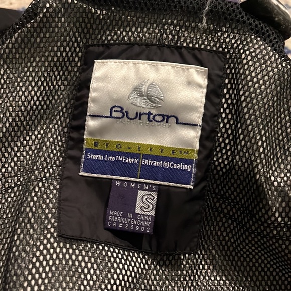 Burton Storm Lite Jacket Snowboard Ski Jacket Purple Size Small - Picture 9 of 10